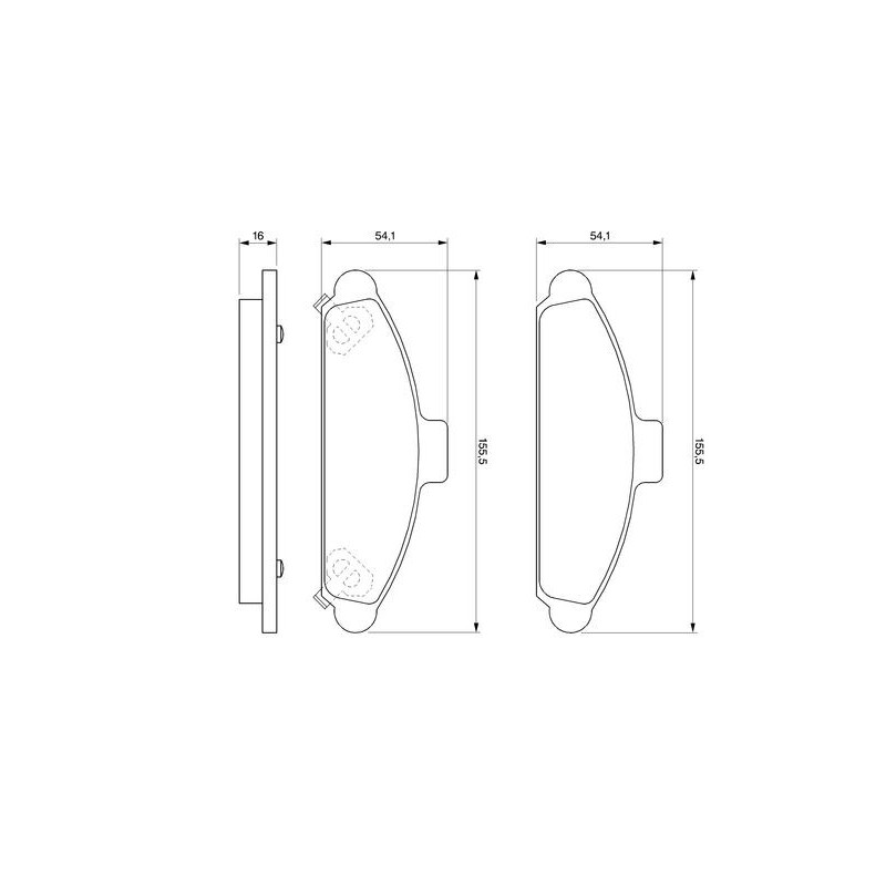 Pastiglie freno asse anteriore - BOSCH