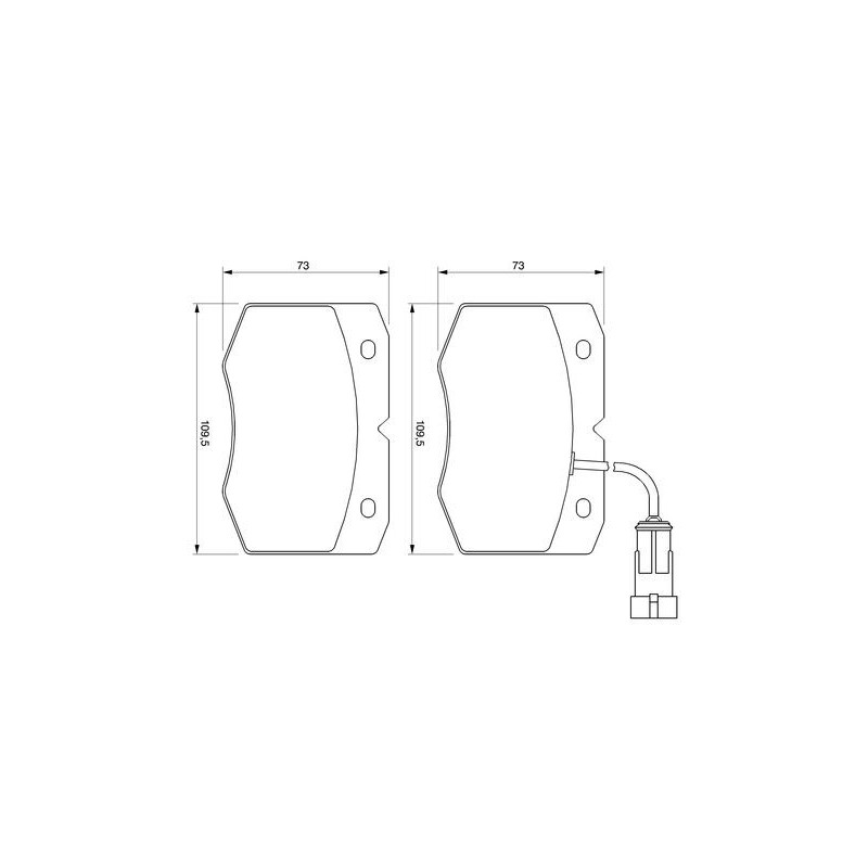 Pastiglie freno asse anteriore - BOSCH