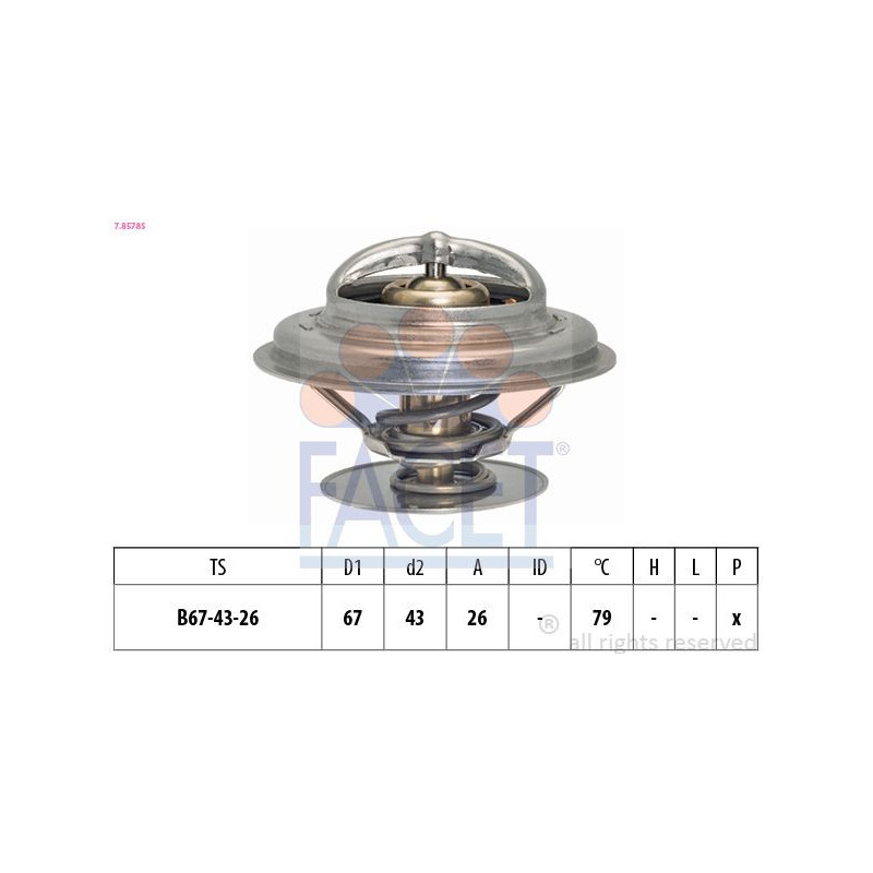 Termostato raffreddamento - FACET