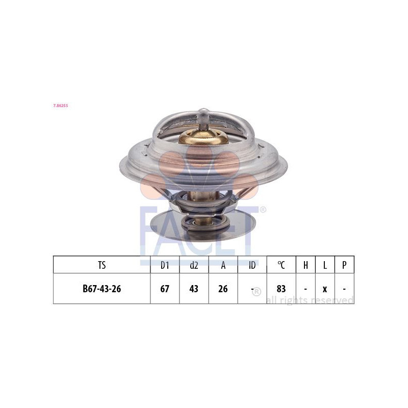 Termostato raffreddamento - FACET