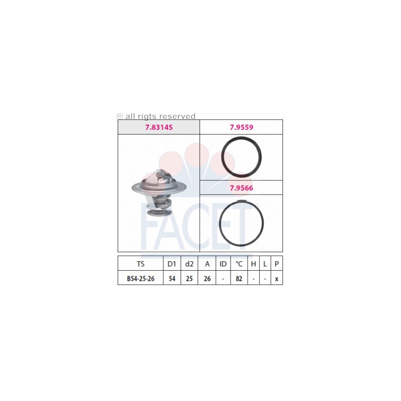 Termostato raffreddamento - FACET