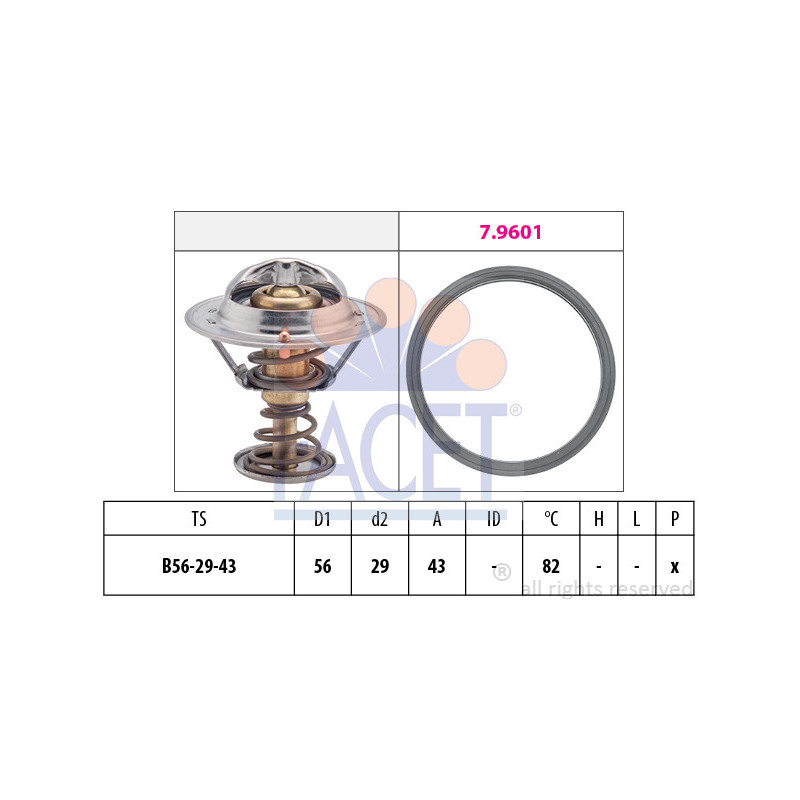 Termostato raffreddamento - FACET