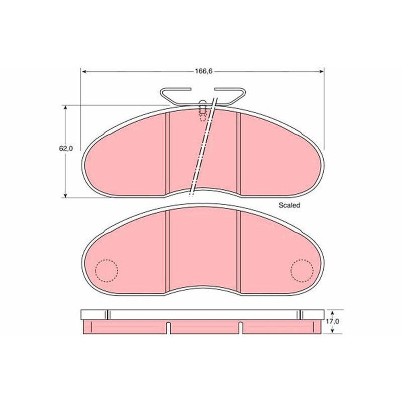 Pastiglie freno asse anteriore - TRW