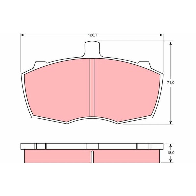 Pastiglie freno asse anteriore - TRW