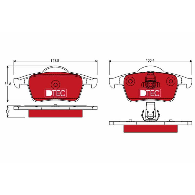 Pastiglie freno asse anteriore - TRW
