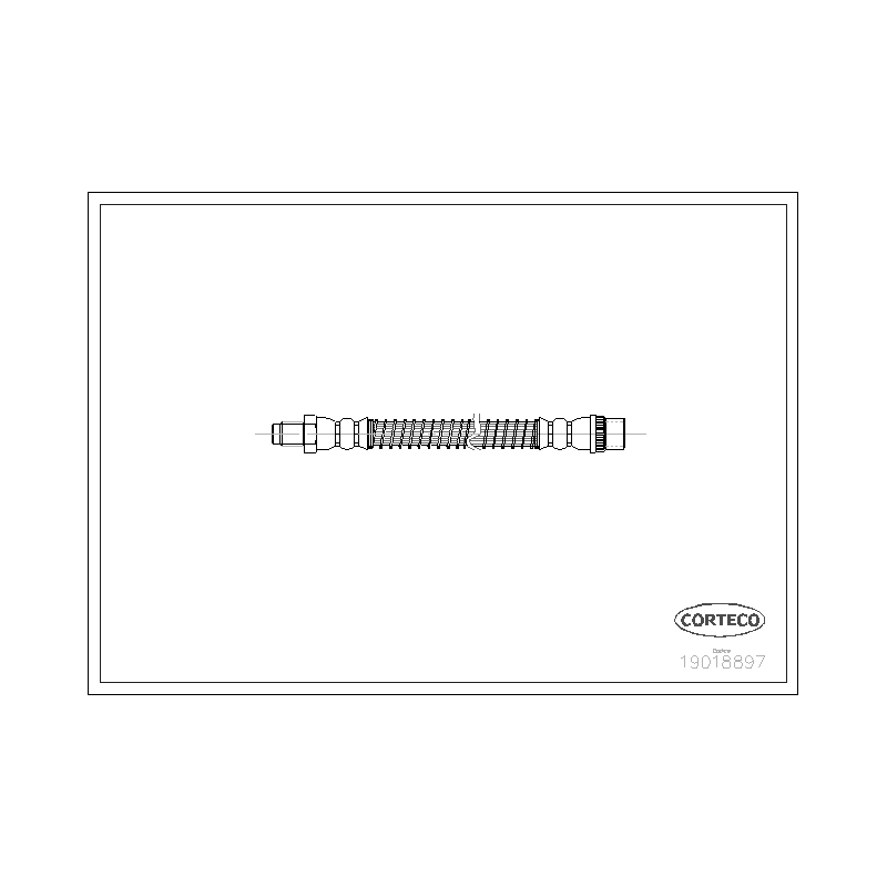 Flessibile freno asse posteriore - CORTECO