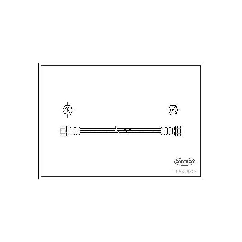 Flessibile freno asse posteriore - CORTECO