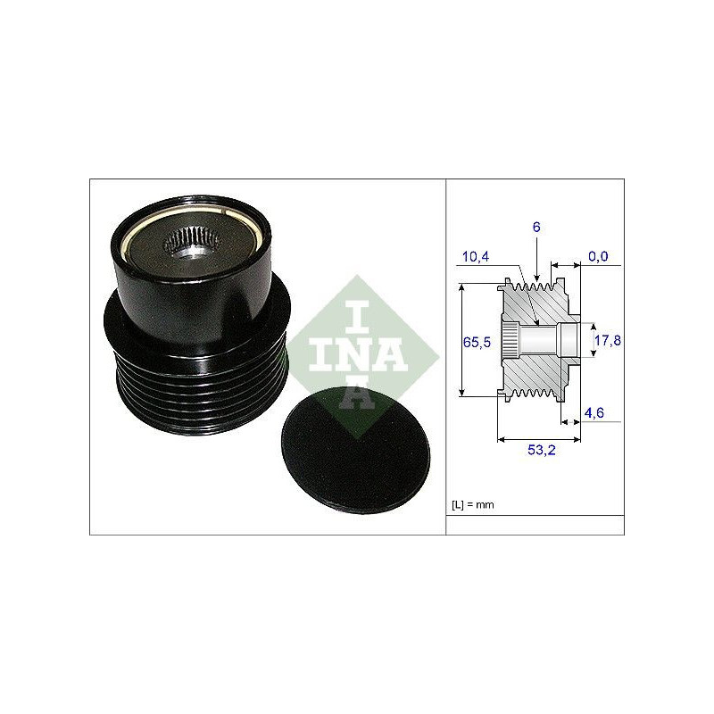 Disco freno asse anteriore - INA