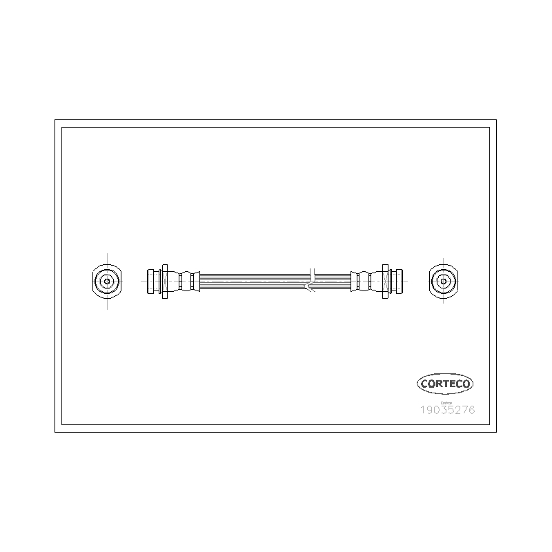 Flessibile freno asse posteriore - CORTECO