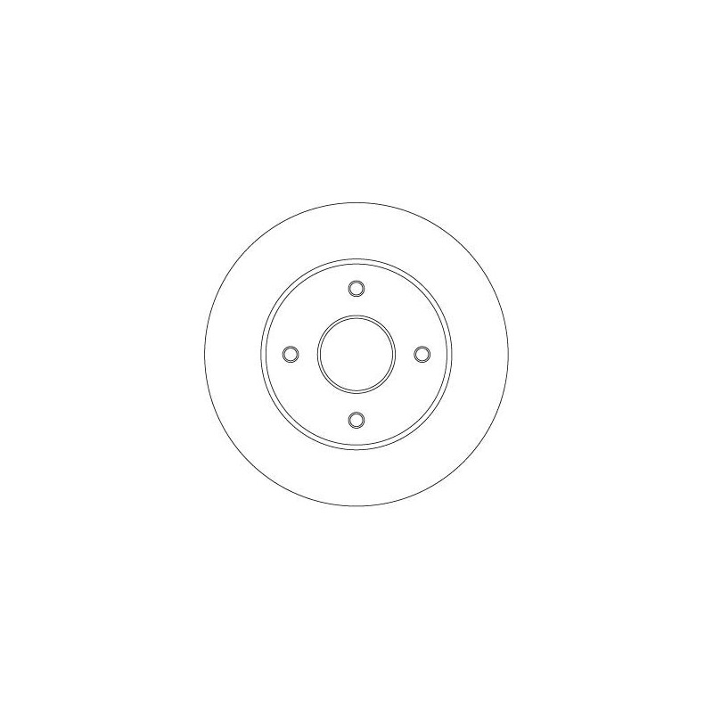 Disco freno asse posteriore - TRW