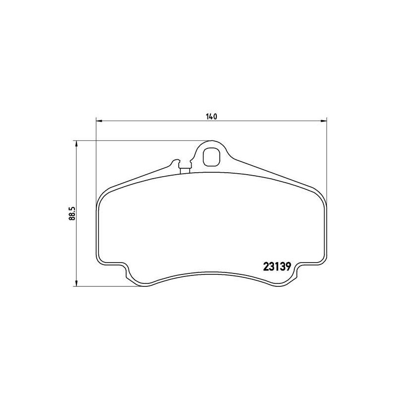 Pastiglie freno asse anteriore - BREMBO
