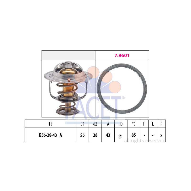 Termostato raffreddamento - FACET