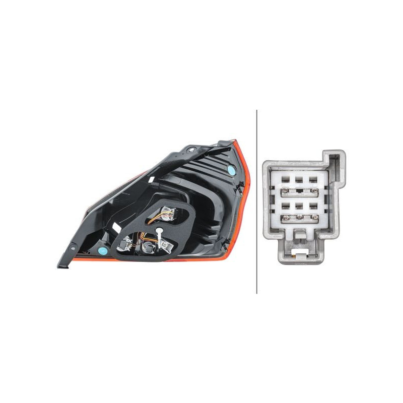 Fanale posteriore - HELLA