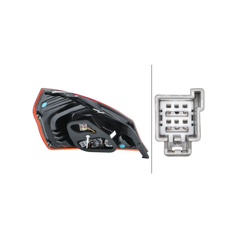 Fanale posteriore - HELLA