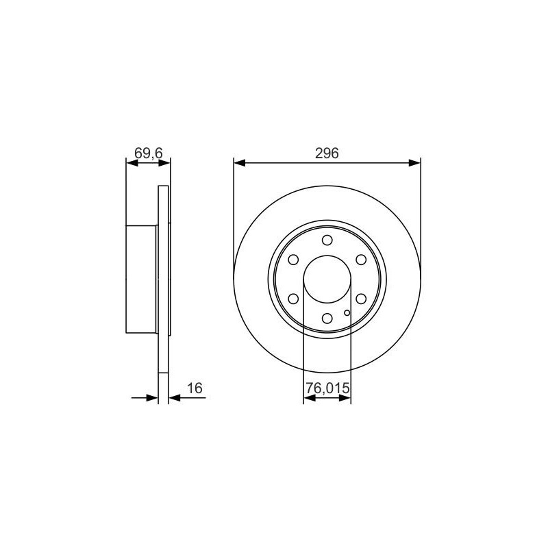 Pastiglie freno asse posteriore - BOSCH