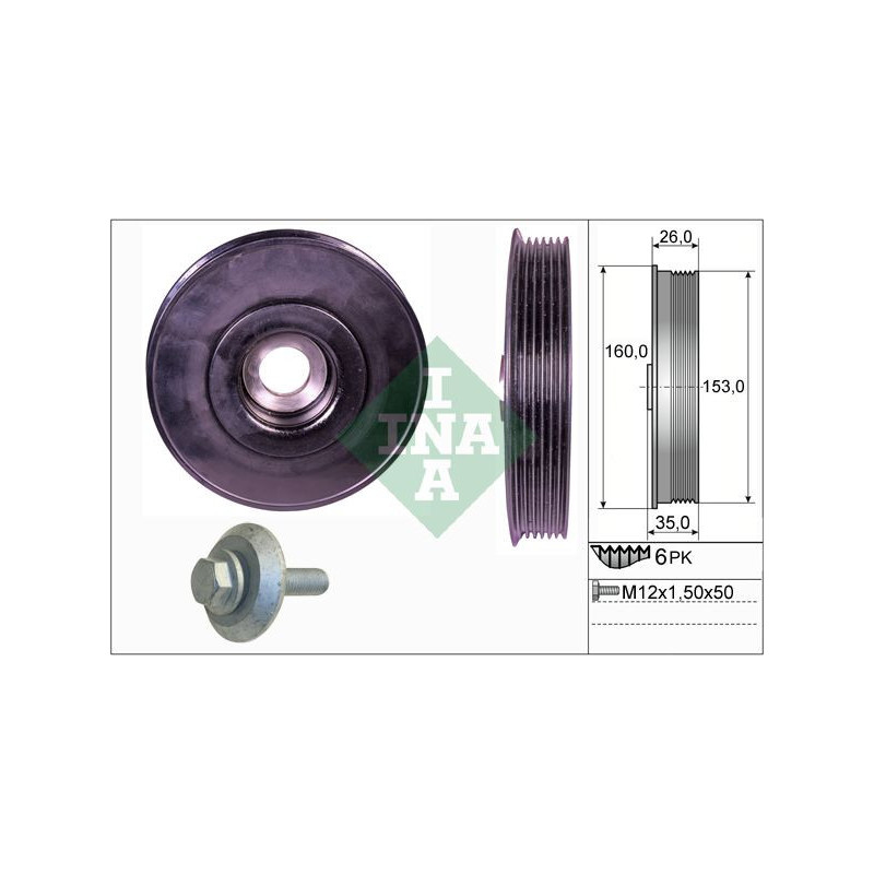 Puleggia albero motore - INA