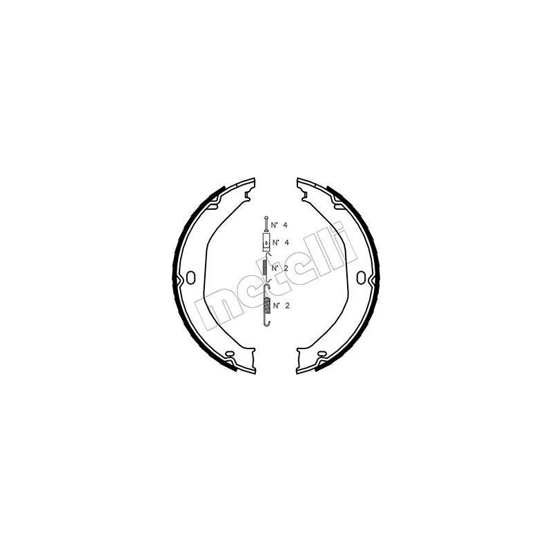 Ganasce freno - METELLI