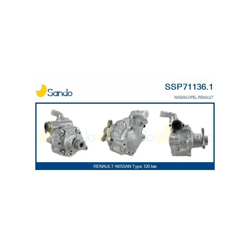 Pompa idraulica servosterzo - SANDO