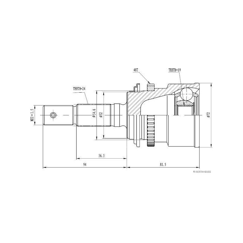 Giunto omocinetico - JAKOPARTS