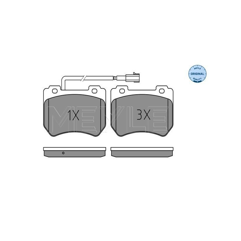 Pastiglie freno asse anteriore - MEYLE