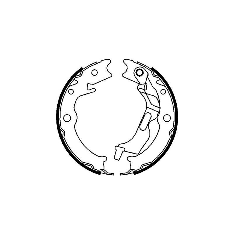 Ganasce freno - HELLA BRAKE