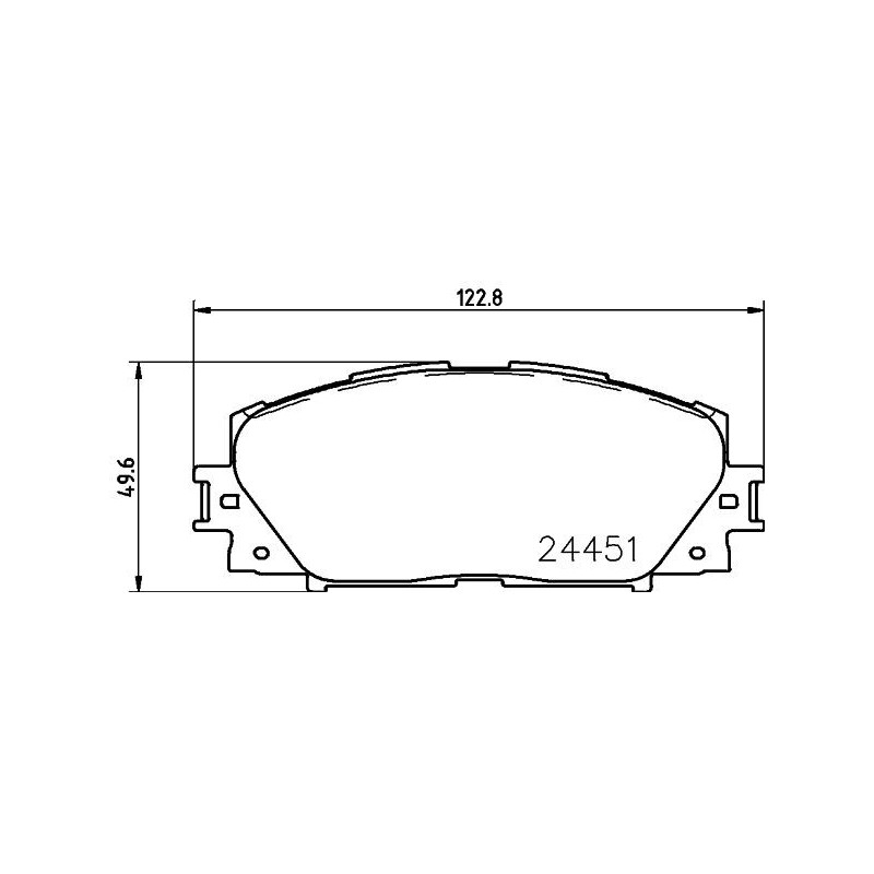 Pastiglie freno asse anteriore - HELLA BRAKE