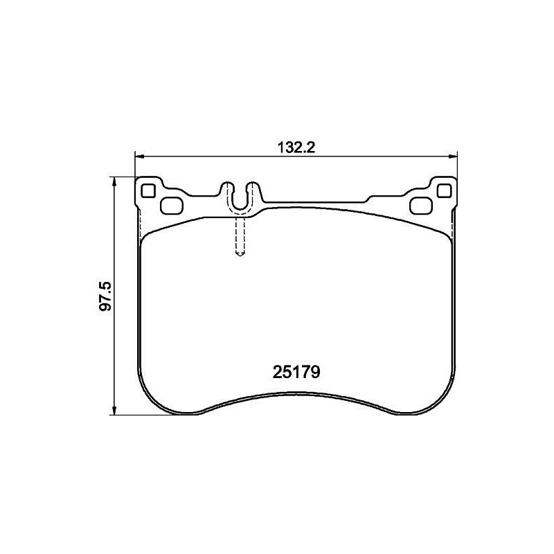Pastiglie freno asse anteriore - HELLA BRAKE