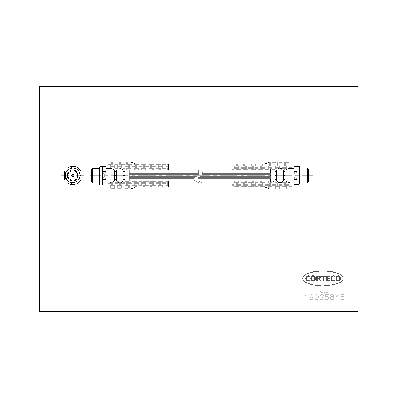 Flessibile freno asse anteriore - CORTECO