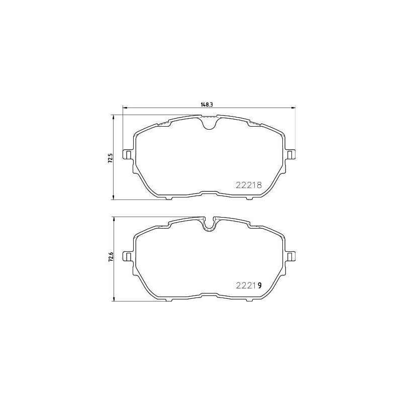 Pastiglie freno asse anteriore - HELLA BRAKE