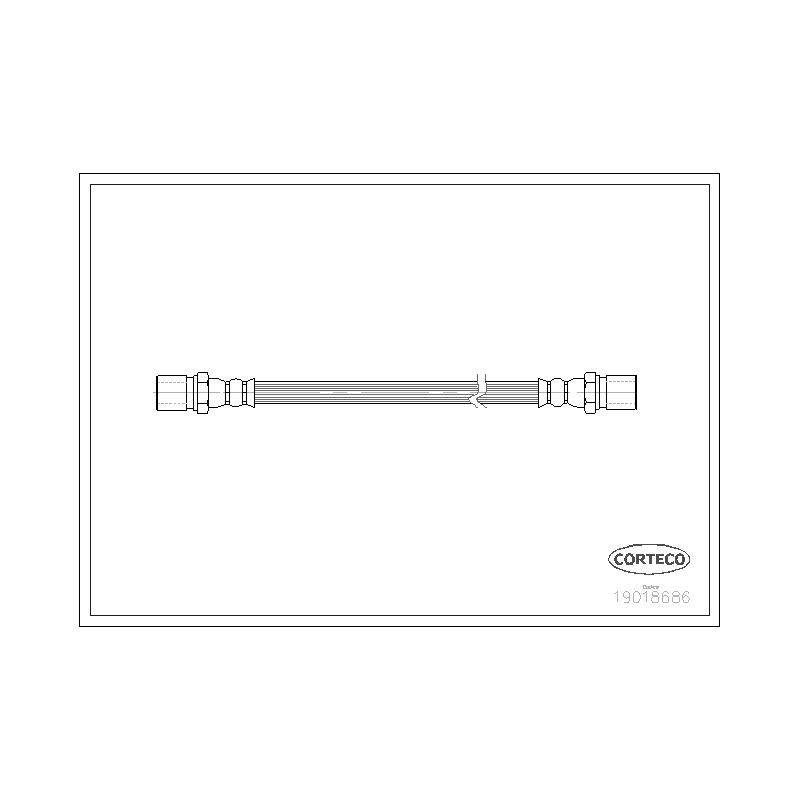 Flessibile freno asse posteriore - CORTECO