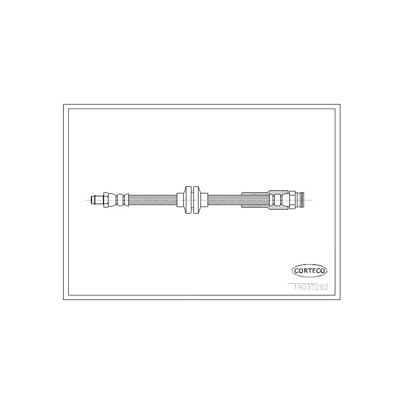 Flessibile freno asse posteriore - CORTECO