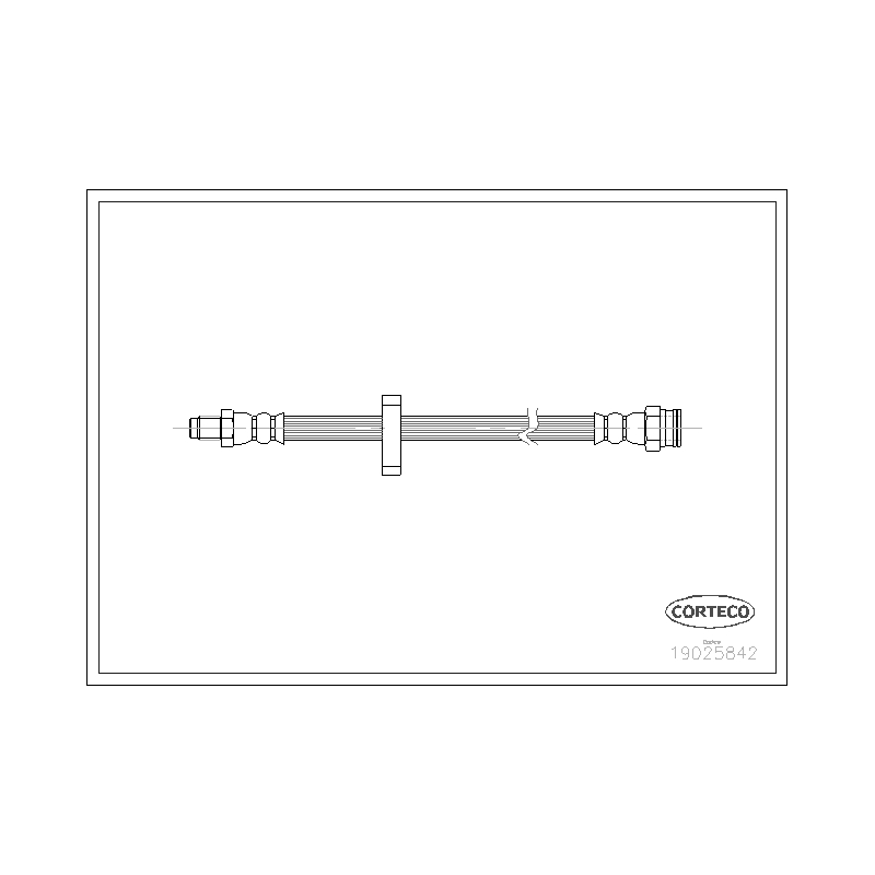 Flessibile freno asse posteriore - CORTECO