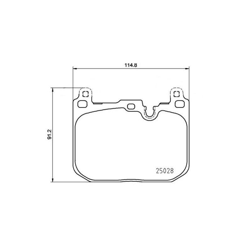 Pastiglie freno asse anteriore - BREMBO