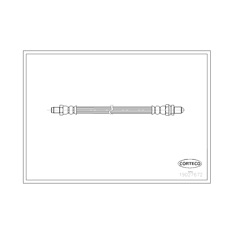 Flessibile freno asse posteriore - CORTECO