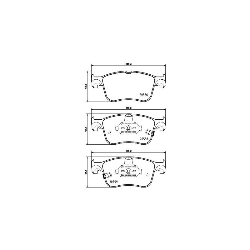 Pastiglie freno asse anteriore - HELLA BRAKE