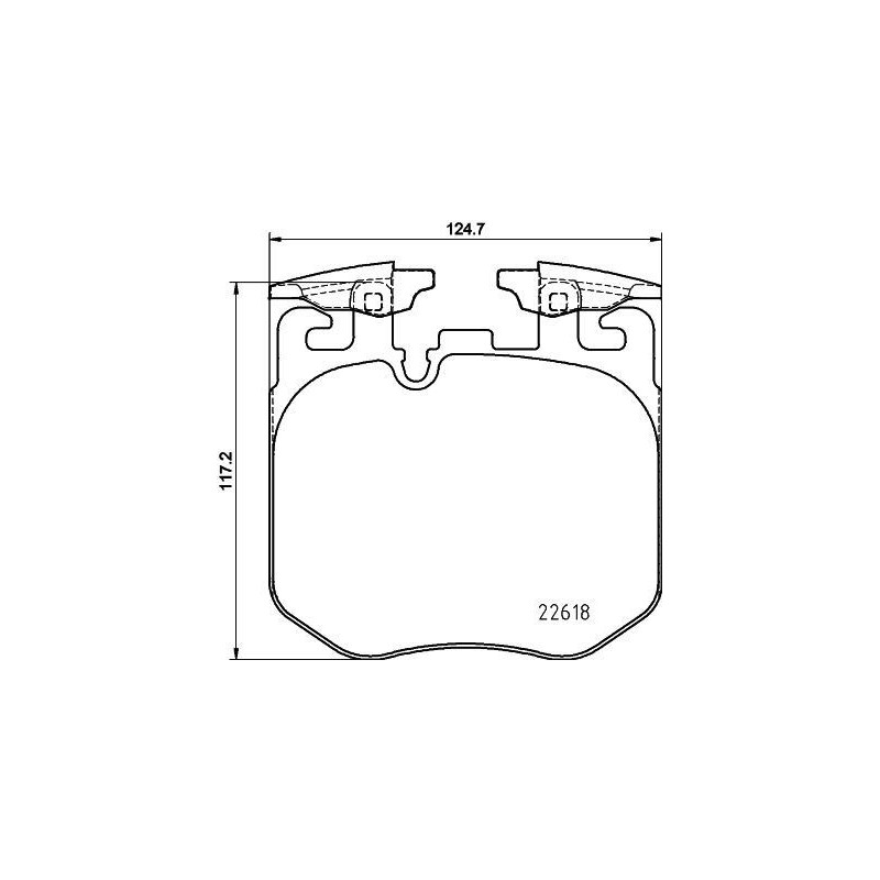 Pastiglie freno asse anteriore - HELLA BRAKE