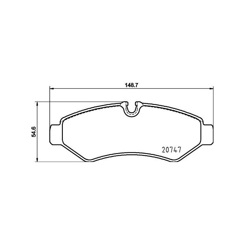 Pastiglie freno asse posteriore - HELLA BRAKE