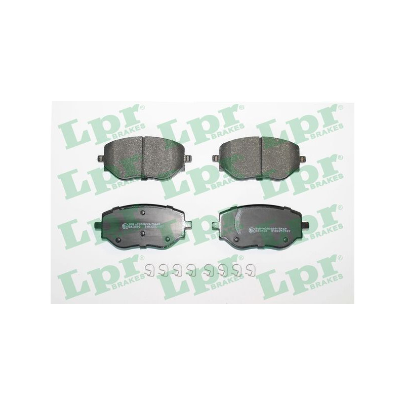 Pastiglie freno asse anteriore - LPR I.