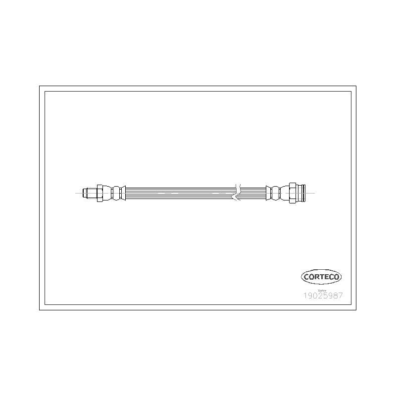 Flessibile freno asse posteriore - CORTECO