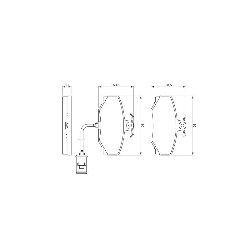 Pastiglie freno asse anteriore - BOSCH