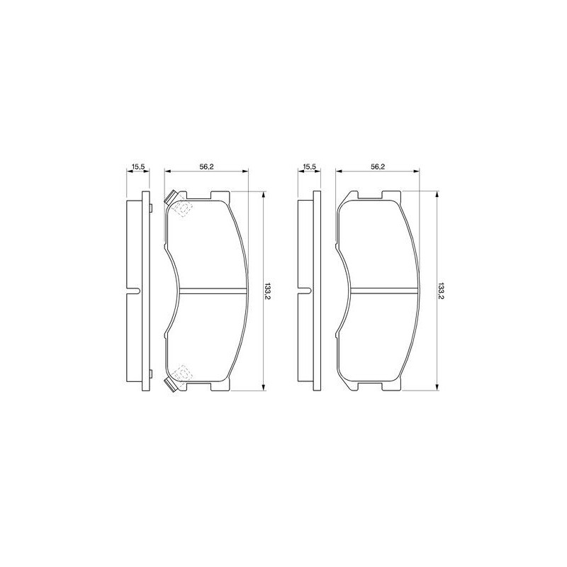 Pastiglie freno asse posteriore - BOSCH