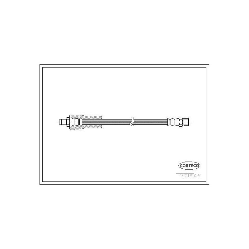 Flessibile freno asse posteriore - CORTECO