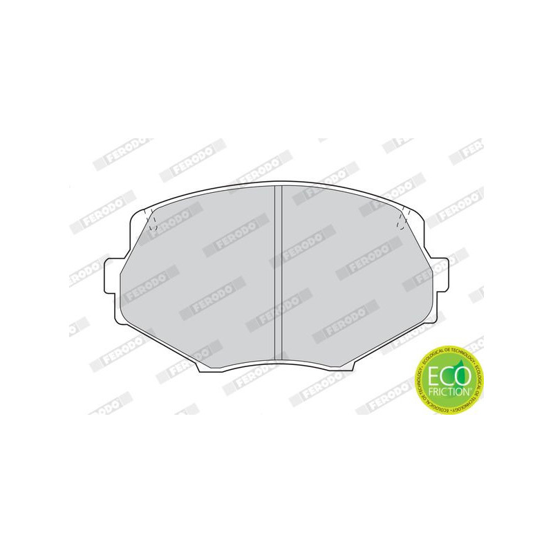 Pastiglie freno asse anteriore - FERODO