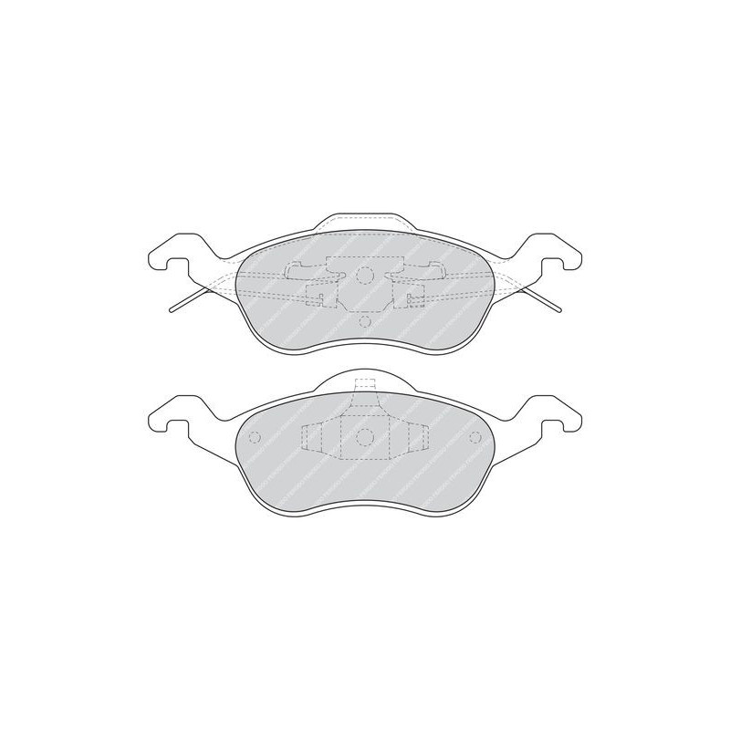 Pastiglie freno asse anteriore - FERODO