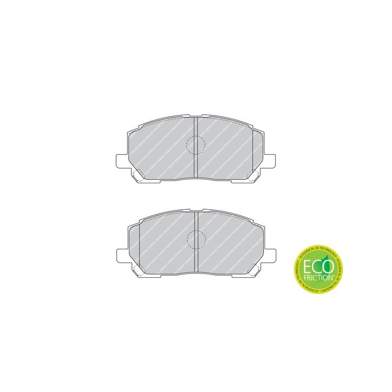 Pastiglie freno asse anteriore - FERODO