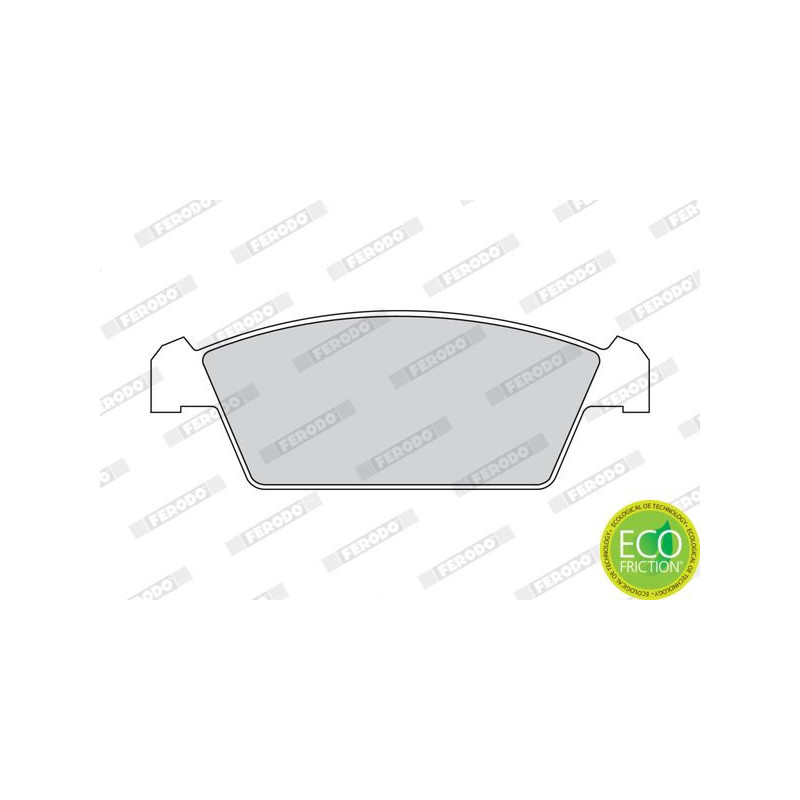 Pastiglie freno asse anteriore - FERODO