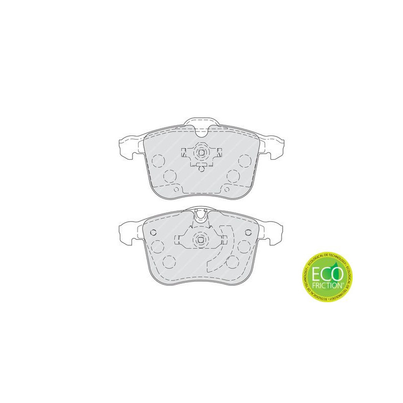 Pastiglie freno asse anteriore - FERODO