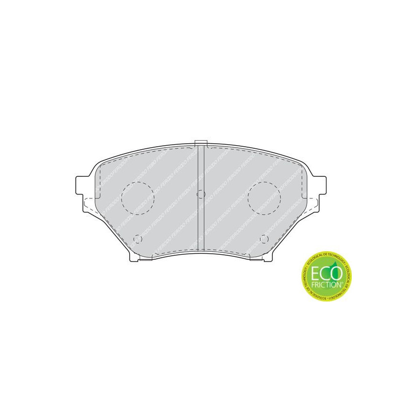 Pastiglie freno asse anteriore - FERODO