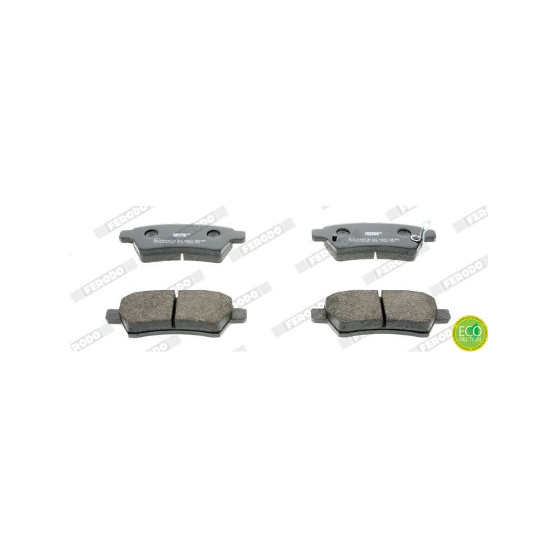 Pastiglie freno asse posteriore - FERODO