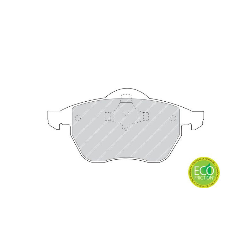 Pastiglie freno asse anteriore - FERODO